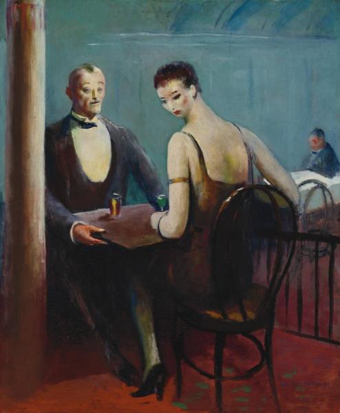 Speakeasy by Guy Pene Du Bois Oil Painting Reproductions