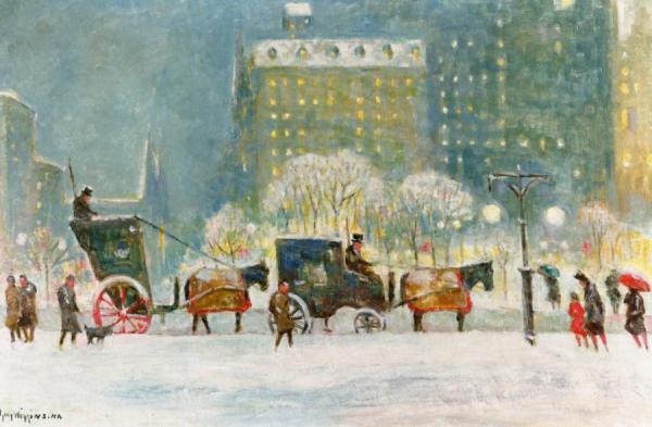 Early Evening At The Plaza by Guy Wiggins