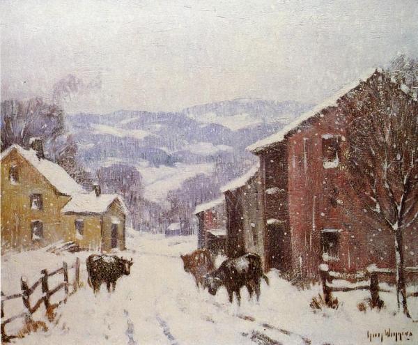 Guy Wiggins Farm In Winter