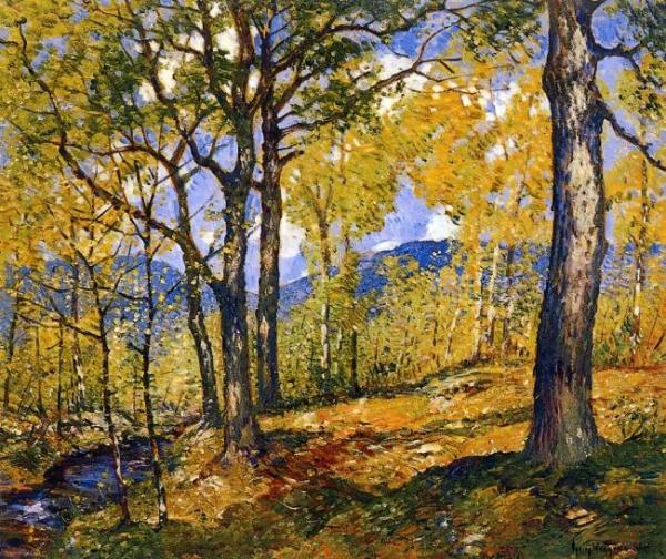 Guy Wiggins Oak Trees In Spring