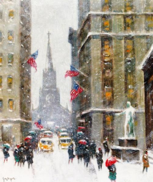 Guy Wiggins Wall Street Winter