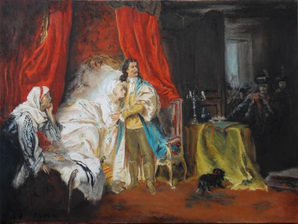 Arrestation Of Ferenc Rákóczi Ii At The Fortress Of Nagysáros by Gyula Benczúr