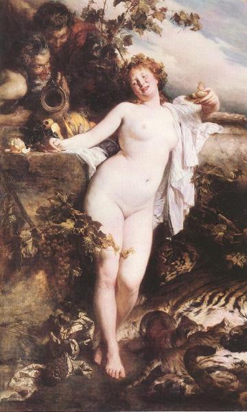 Bacchant by Gyula Benczúr