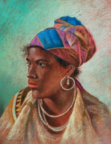 Portrait Of A Woman (női Portré) by Gyula Tornai Oil Painting Reproductions