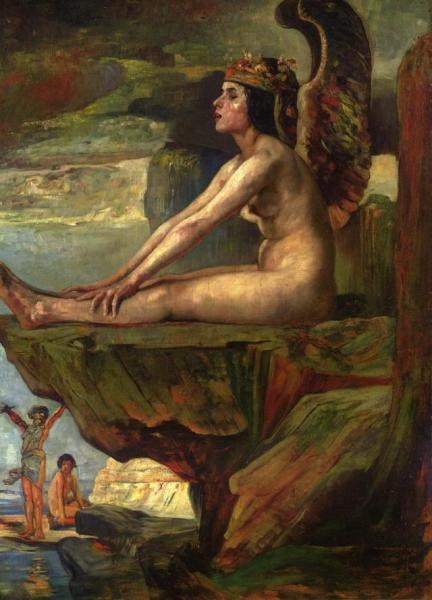 The Personification Of Echo by Gyula Tornai Oil Painting Reproductions