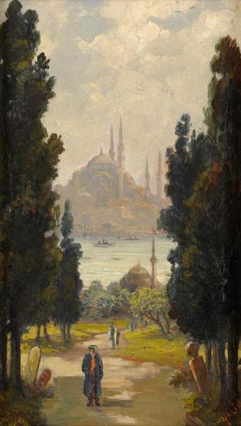 View Of Istanbul by Halil Pasa