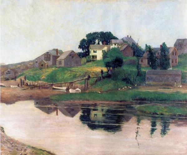 First Bridge, Perkins Cove by Hamilton Easter Field