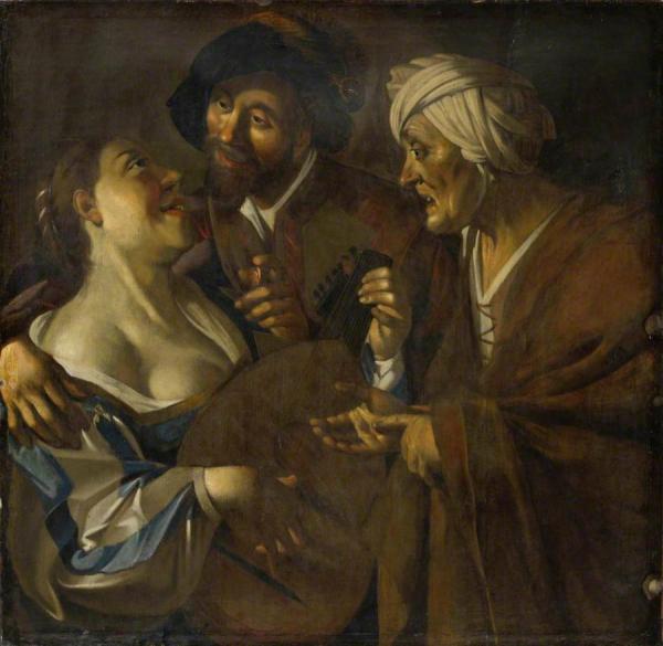 Procuress (after Dirck Van Baburen) by Han Van Meegeren