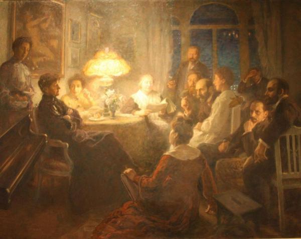 Friends by Hanna Hirsch-pauli Oil Painting Reproductions