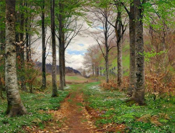 Spring by Hans Andersen Brendekilde
