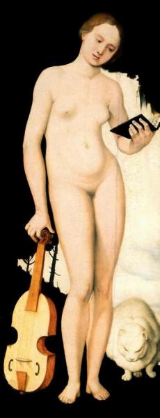 Allegorical Figure (allegory Of Music) by Hans Baldung Grien