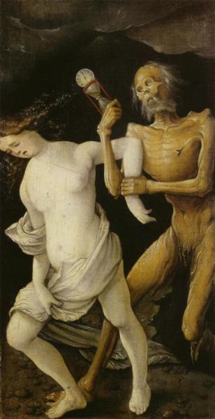 Hans Baldung Grien Death Chasing A Maiden