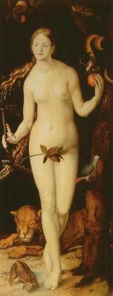 Eve (after Dürer) by Hans Baldung Grien Oil Painting Reproductions