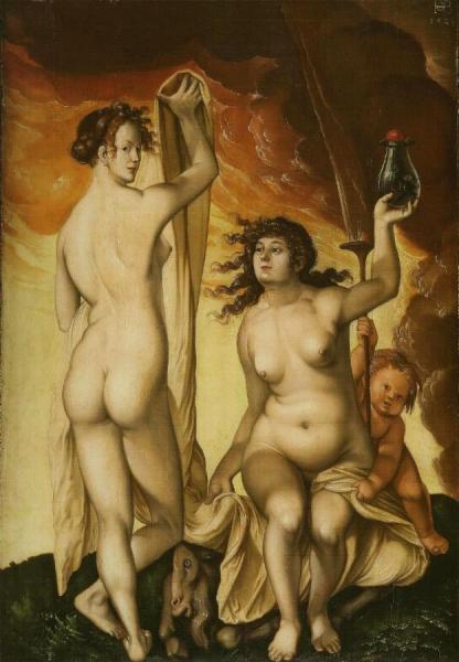 Two Witches (zwei Hexen) by Hans Baldung Grien