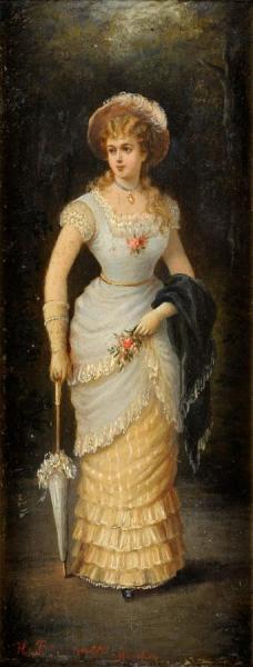 Lady Of The Belle Epoque by Hans Brunner
