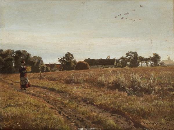 Phillipshafen, Rügen by Hans Gude