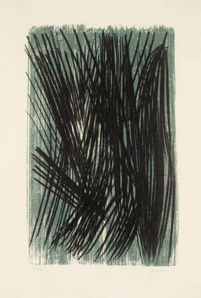 L36,1957 by Hans Hartung