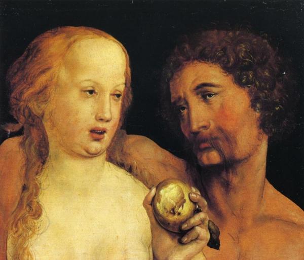 Adam And Eve by Hans Holbein The Younger Oil Painting Reproductions