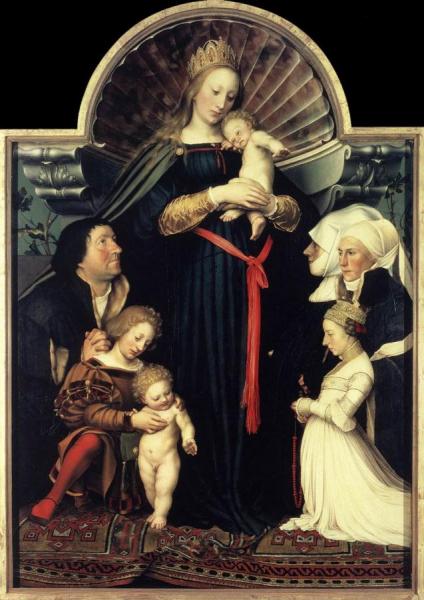 Darmstadt Madonna by Hans Holbein The Younger Oil Painting Reproductions