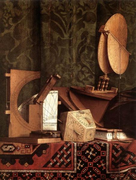 Double Portrait Of Jean De Dinteville And Georges De Selve (aka The Ambassadors) [detail] by Hans Holbein The Younger