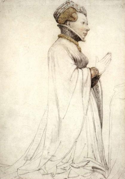 Jeanne De Boulogne, Duchess Of Berry by Hans Holbein The Younger