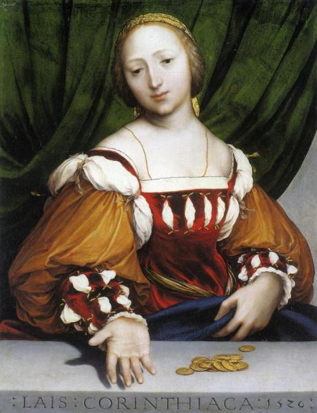 Lais Of Corinth by Hans Holbein The Younger