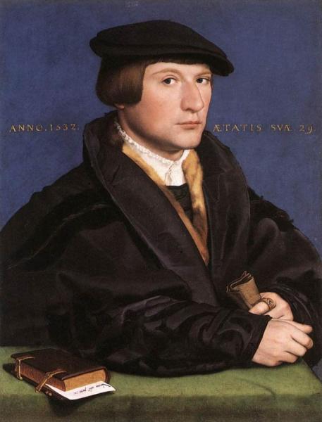 Portrait Of A Member Of The Wedigh Family by Hans Holbein The Younger