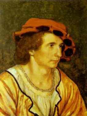 Portrait Of A Young Man by Hans Holbein The Younger Oil Painting Reproductions