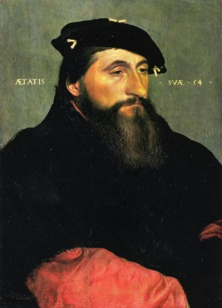 Portrait Of Duke Antony The Good Of Lorraine by Hans Holbein The Younger