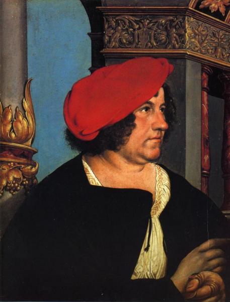 Portrait Of Jakob Meyer Zum Kasen by Hans Holbein The Younger