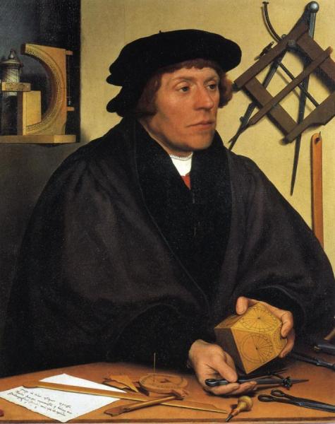 Portrait Of Nikolaus Kratzer by Hans Holbein The Younger Oil Painting Reproductions