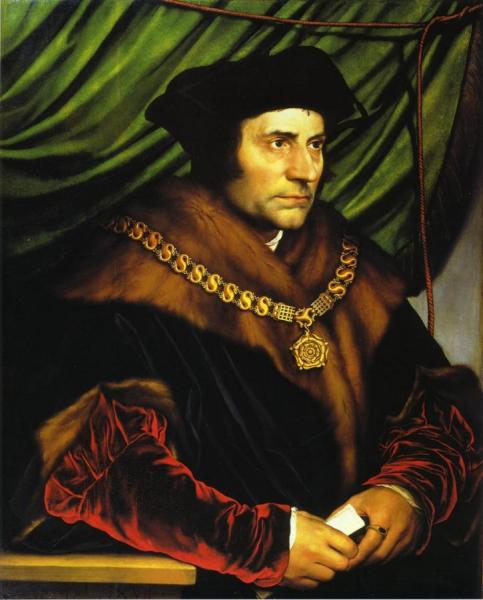 Portrait Of Sir Thomas More by Hans Holbein The Younger