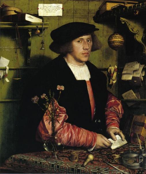 Portrait Of The Merchant Georg Gisze by Hans Holbein The Younger Oil Painting Reproductions