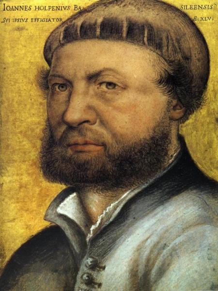 Self Portrait by Hans Holbein The Younger Oil Painting Reproductions