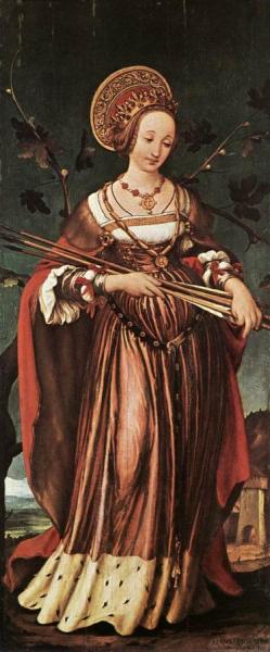 St Ursula by Hans Holbein The Younger