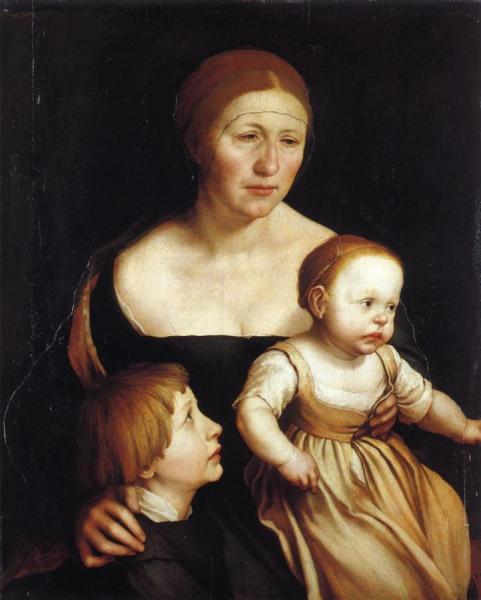 The Artist's Family by Hans Holbein The Younger