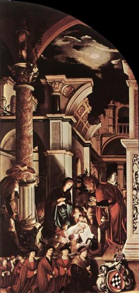 The Oberried Altarpiece (right Wing) by Hans Holbein The Younger Oil Painting Reproductions