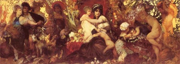 Abundantia, Die Gaben Der Erde by Hans Makart