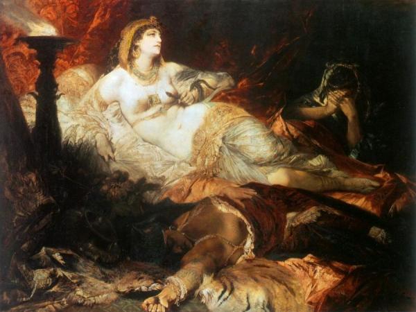 Der Tod Der Kleopatra by Hans Makart