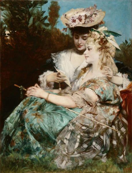 The Love Letter by Hans Makart Oil Painting Reproductions