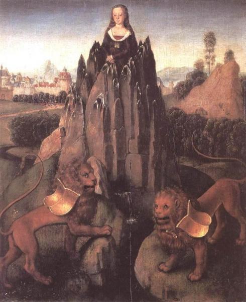 Allegory With A Virgin by Hans Memling