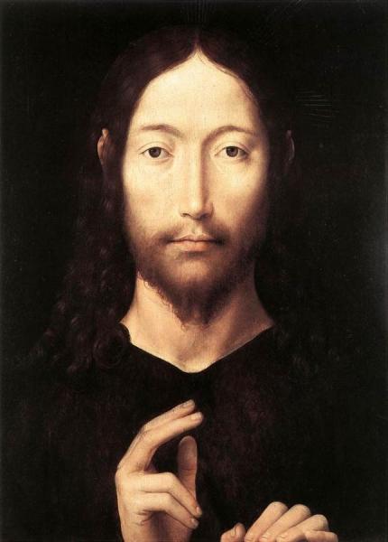 Christ Giving His Blessing by Hans Memling