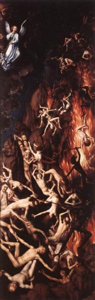 Last Judgment Triptych [right Wing] by Hans Memling