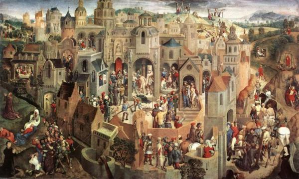 Scenes From The Passion Of Christ by Hans Memling Oil Painting Reproductions
