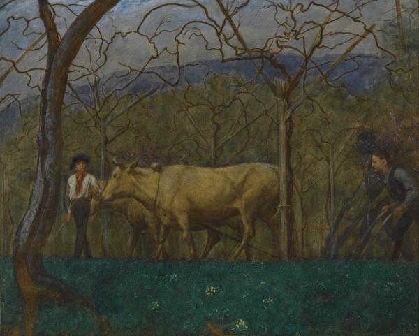 Dusk On Lake Garda by Hans Thoma Oil Painting Reproductions