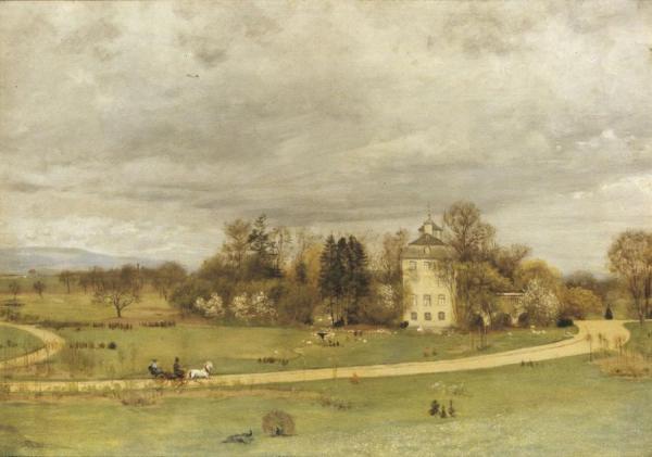 Holzhauser Öd In Frankfurt by Hans Thoma