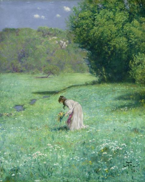 In The Meadow by Hans Thoma
