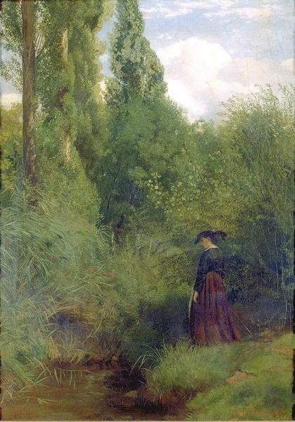 Lowlands Along The Rhine by Hans Thoma