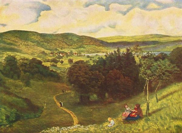 Open Valley by Hans Thoma
