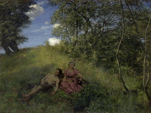 Siesta by Hans Thoma